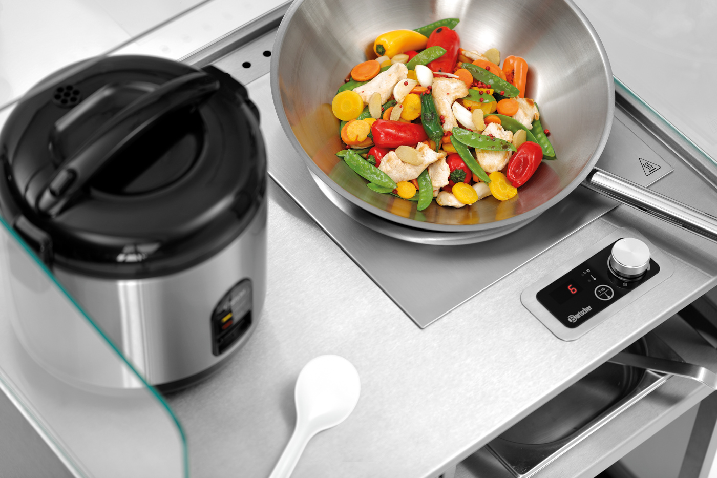 Bartscher Einlegeboden M5 Snackpoint 200 | TiefeStellfläche: 575 mm | Maße: 75,5 x 57,8 x 1,5 cm.Gewicht: 3,5 kg