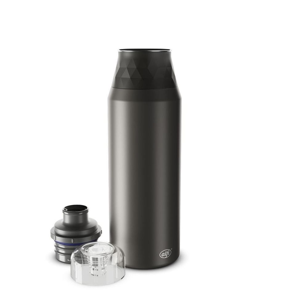 alfi Trinkflasche FUSION cool grau/schwarz 0,9 Liter