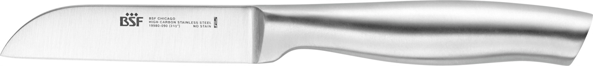 Gemüsemesser, 9 cm, Silber, Edelstahl, Serie: Chicago. Marke: BSF
