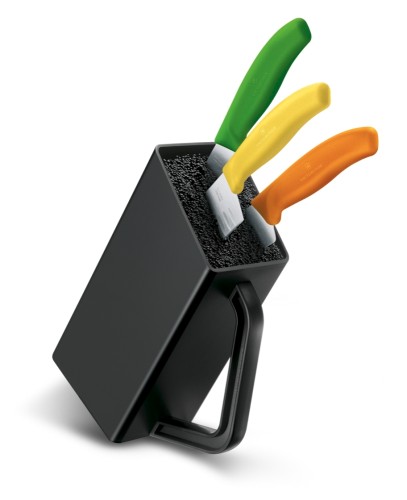 Victorinox Swiss Classic Messerblock gross, leer, schwarz