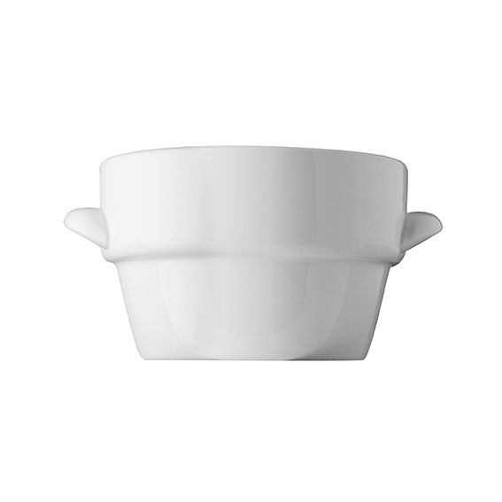 Terrine 1,65 l - Form: Universalartikel - weiss -, aus Porzellan. Hersteller: Eschenbach. "Made in, Germany".