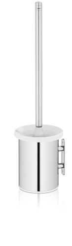 KELA WC-Garnitur Alor Edelstahl 18/10 weiß 45,0cm 11,5cmØ