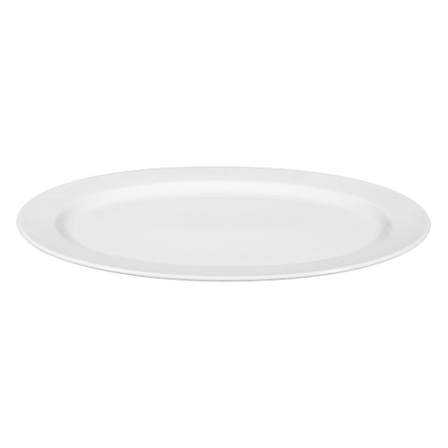 Seltmann Servierplatte oval 35x26 cm, oval, Form: Lukullus, weiss, hohe Kantenschlagfestigkeit, Made in Germany