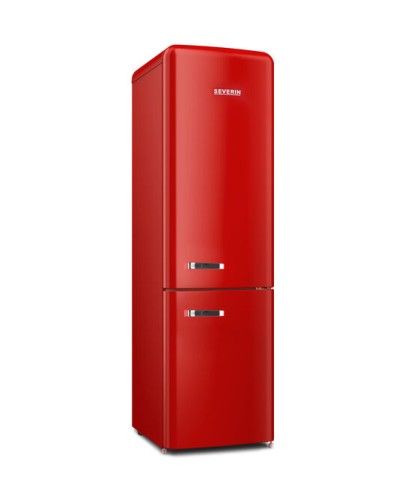 Severin Retro Kombi Total No Frost, neue EEK: E, 250L (180/70), Total Nofrost, Veggibox, Zerobox