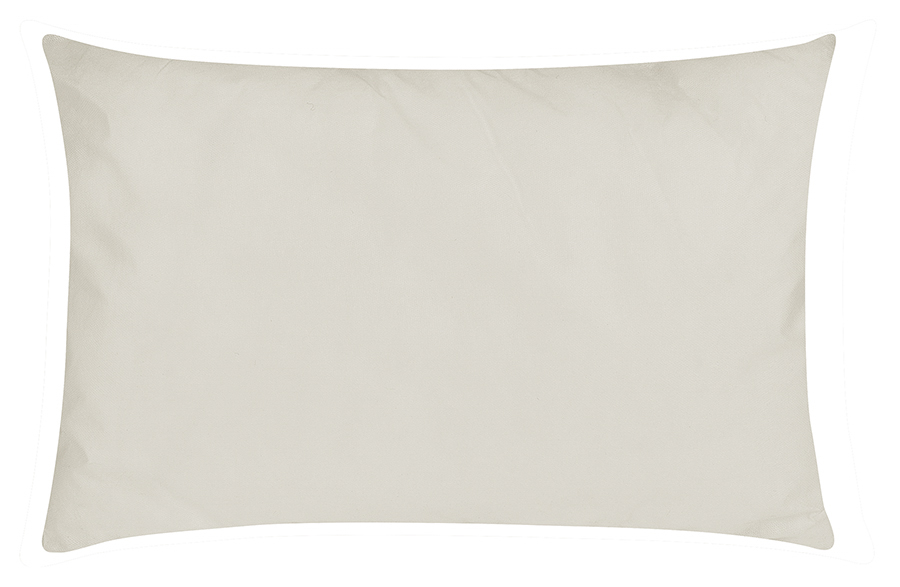 Kissenfüllung -FILL- Weiß aus 100% recycelten Federn 30 x 50 cm. Material: 100% Recyclete Federn. Von Blomus.