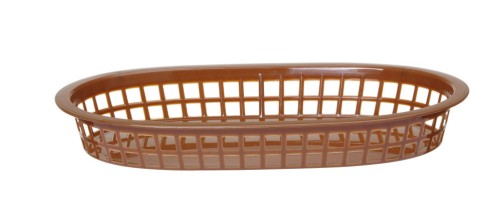 Servierkörbe im Fastfood-Stil, HENDI, Braun, 6 Stk., 275x175x(H)38mm