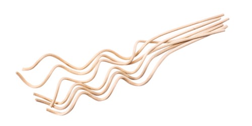 Deko-Rattanstäbchen FANCY HOME, 6 St.,gedreht