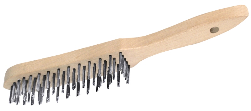 Drahtbürste mit Holzgriff