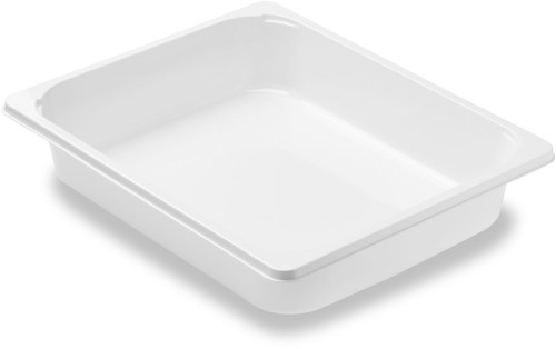 Duni CPET-Schale ½ GN 325 x 265 x 60 mm Weiß ungeteilt, 124 Stk/Krt (1 x 124 Stk)