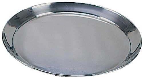 Edelstahl Serviertablett Ø 35,5cm