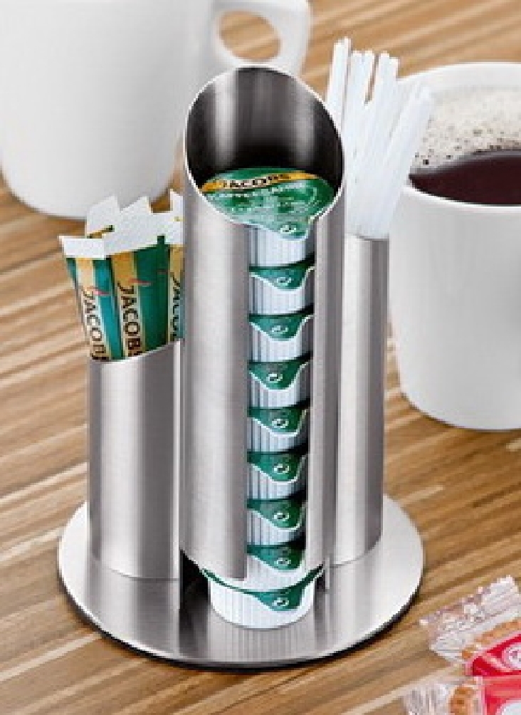 Portionsspender MULTI, Material: Edelstahl 18/10, mattiert, Durchmesser: 110 mm, Höhe: 175 mm,