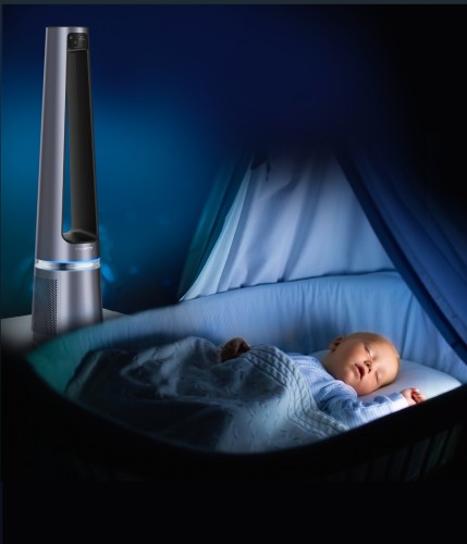 Rowenta Eclipse 2-in-1 rotorloser Luftreinigungsventilator, Luftreiniger, Turmventilator, Feinpartikel, leistungsstark,