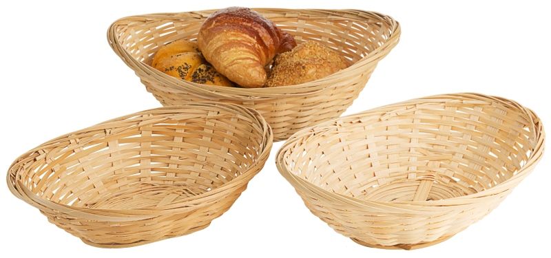 Bambuskorb 16x12x6cm, oval