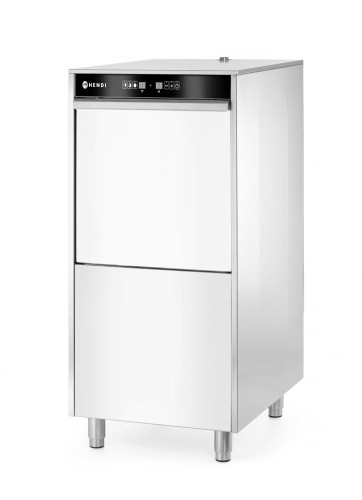 Geschirrspüler 50x60 für Tabletts und Töpfe - elektronisch gesteuert, mit Waschmitteldosiersystem und Ablaufpumpe, HENDI,