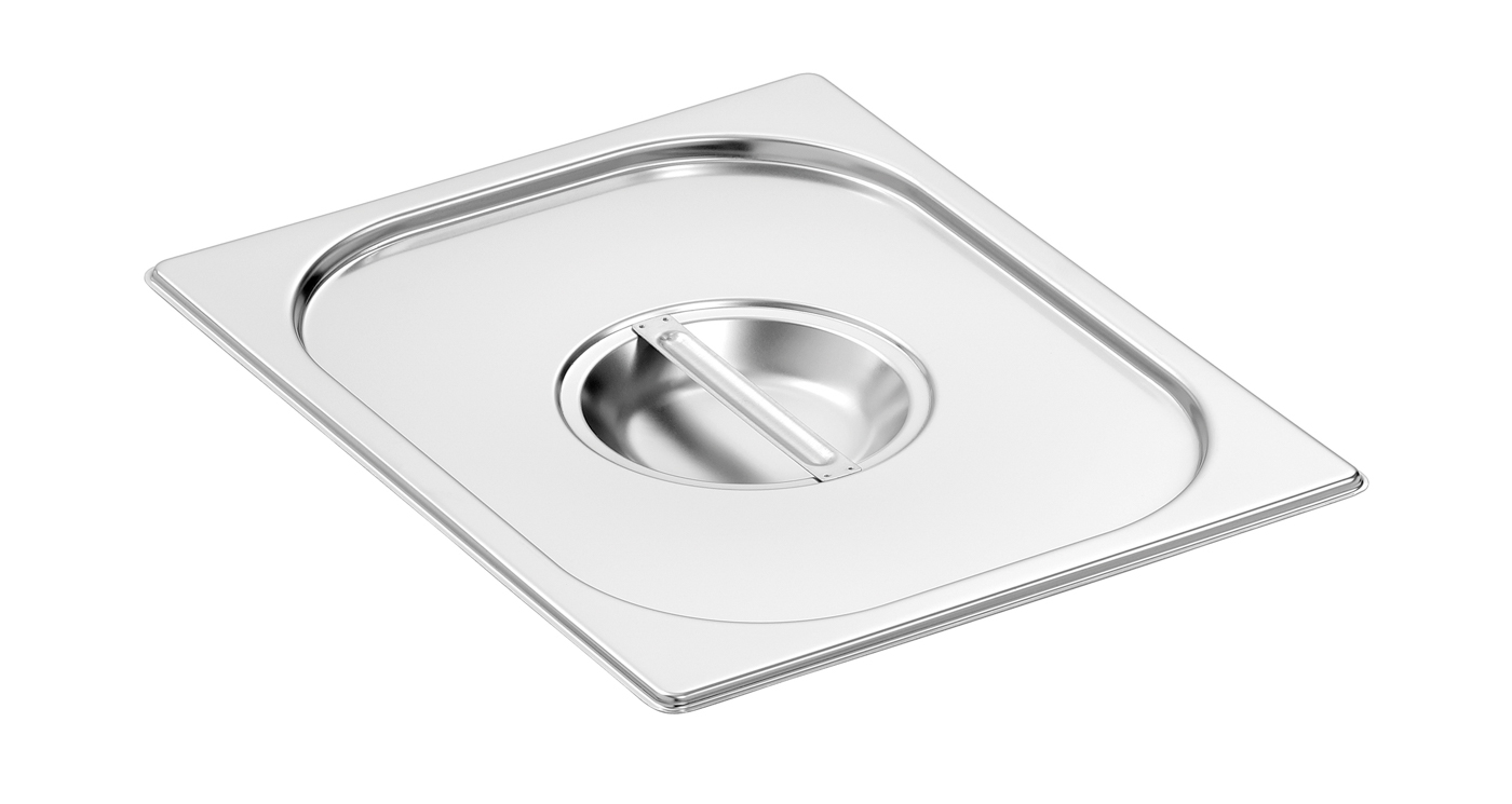 Bartscher Deckel 1/2 GN, Basic Line |Silikondichtung: Nein | Maße: 32,5 x 26,5 x 3,0cm. Gewicht: 0,25 kg