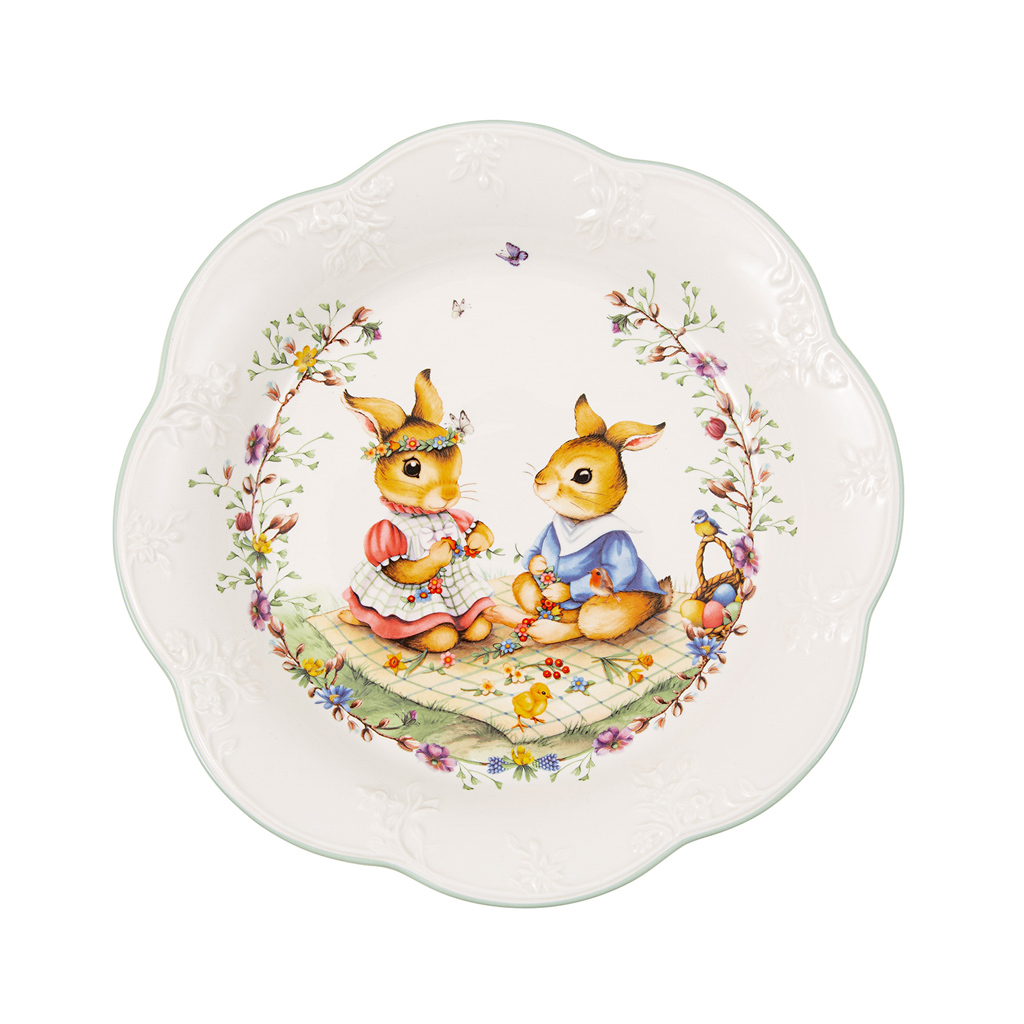 Villeroy und Boch Schale mittel, Picknick - Maße: 25 x 25 x 4 cm / Inh.: 250 L / Ser.: Spring Fantasy