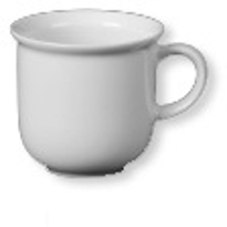 Henkelbecher TODAY, Inhalt 0,26 ltr., Höhe: 8,3 cm, uni weiß, Eschenbach