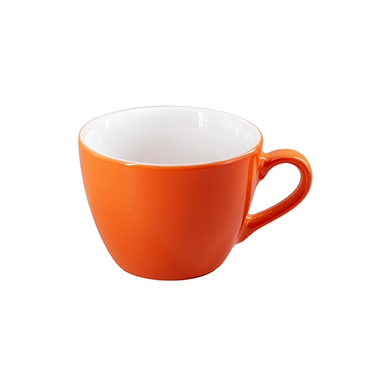 Obertasse 0,21 l - Form: Table Selection - Dekor, 79922 orange - aus Porzellan. Hersteller:, Eschenbach. "Made in Germany".