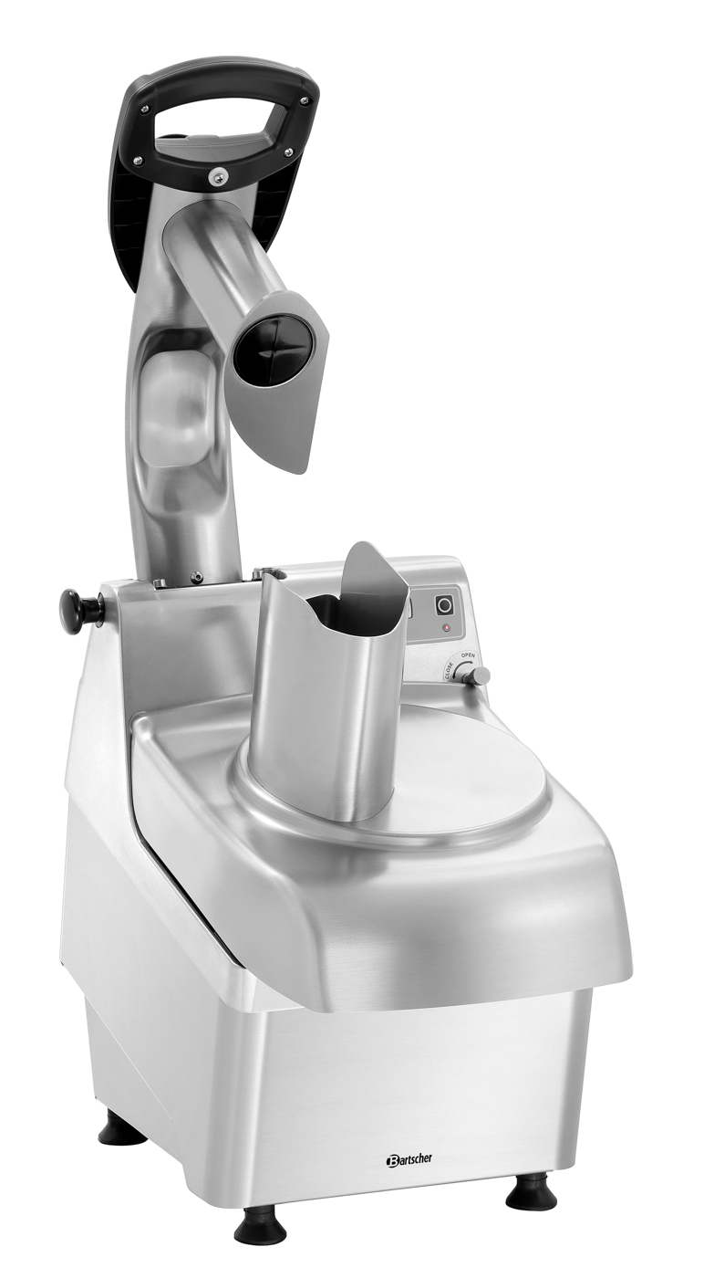 Bartscher Gemüseschneider GMS580 | Inklusive: 1Auswurfscheibe ,1 Schneidscheibe E2-580 | Maße:28 x 49 x 53,0 cm. Gewicht: 18,3 kg