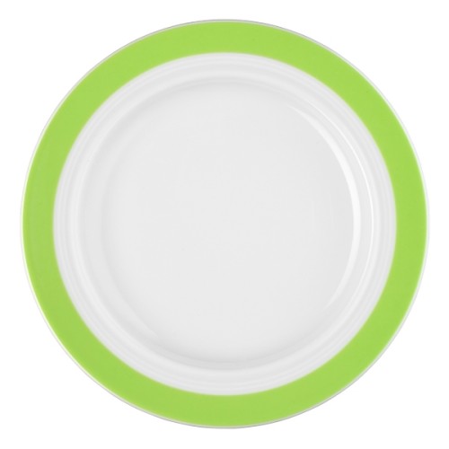 Seltmann Teller flach 20 cm, Form: Vitalis, Dekor: 34927 grünes Band