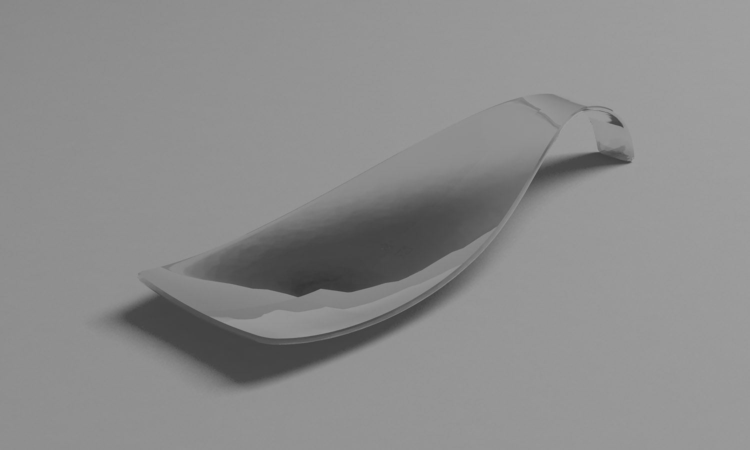 ARAVEN Probierlöffel aus dem WAVE Catering-Sortiment, durchsichtig und aus Polystyrol