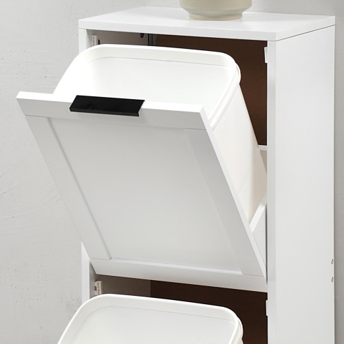 Kesper Küchenwagen mit Mülltrennsystem, weiß