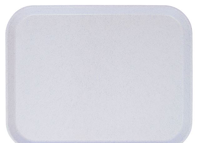 Tablett 46 x 34,4, Polyester glasfaserverstärkt, Randverstärkung, Stapelnocken Farbe: granitblau, Deutsche Spitzenqualität