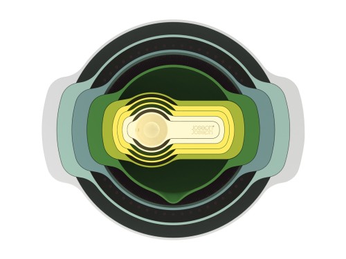 Joseph Joseph Nest 9 Plus - 9-teiliges Speisevorbereitungs-Set - opal