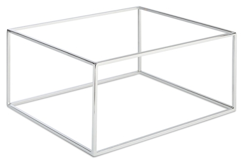 GN Buffetständer -ASIA PLUS- 32,5 x 26,5 cm, H: 16,2 cm Metall, verchromt passend für GN 1/2 + GN 1/4