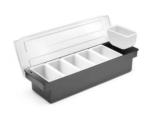 Zutatenbehälter 6 Unterteilungen. Von Hendi