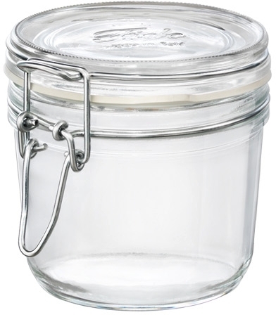Fido 350 Einmachglas 35cl * - mit Bügelverschluß - Bormioli Rocco Professional