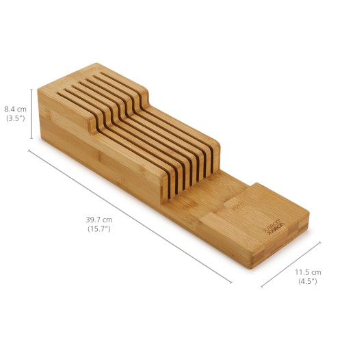 Joseph Joseph DrawerStore Bambus-Messerkasten mit zwei Ebenen