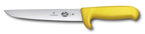 Victorinox Fibrox Safety Nose Stechmesser, normaler Schliff, gelb, 18 cm