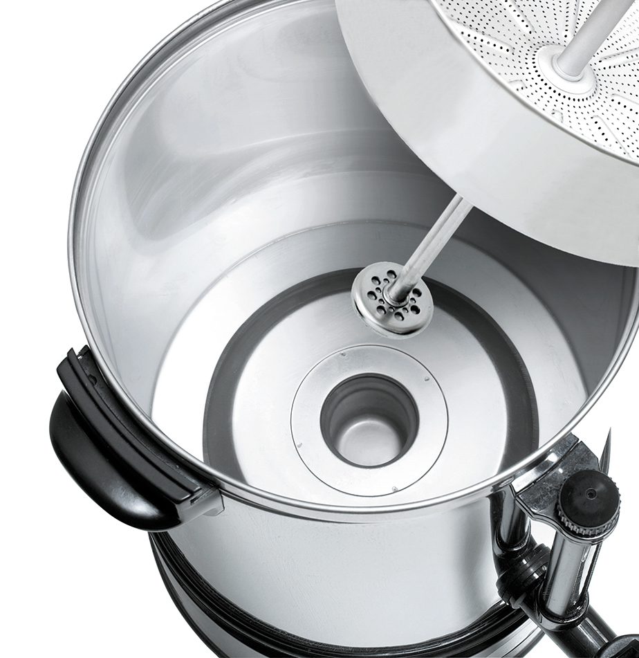 Bartscher Kaffeemaschine Regina Plus 40 | Inhalt:6,8 Liter | Maße: 22 x 22 x 41,5 cm. Gewicht: 3,3kg