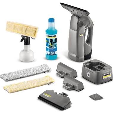 Kärcher Fenstersauger WVP 10 Adv 280mm 35min inkl. Oberflächenreiniger-Konzetrat CA 30R, Sprühflasche (500 ml),
