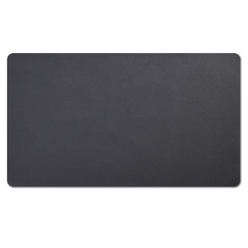 Schreibtischunterlage, Kunstleder, schwarz / Maße: 40x70 cm