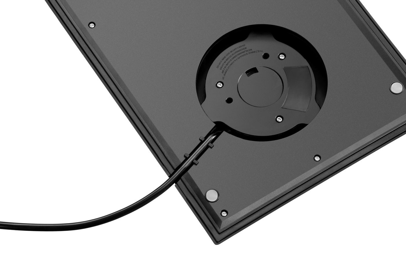 Bartscher Teestation 1145M | Farbe: Schwarz ,Matt| Maße: 46,5 x 22,5 x 3,0 cm. Gewicht: 0,91 kg