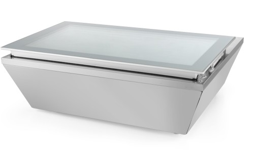 HENDI Aufsatz Tiefkühlvitrine - Inhalt: 77 Liter - 230 V - 162 W - 805x666x(H)305 mm