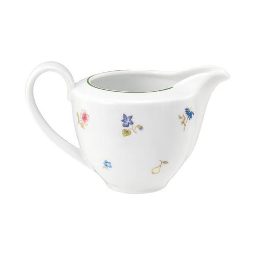 Seltmann Gießer 2 0,25 l, rund, Form: Community, Dekor: 57389 Streublume grüne Linie, hohe Kantenschlagfestigkeit, Made in Germany