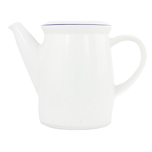 Kaffeekanne Unterteil 1,35 l - Form: Today -, Dekor 64069 Westerland - aus Porzellan., Hersteller: Eschenbach. "Made in Germany".