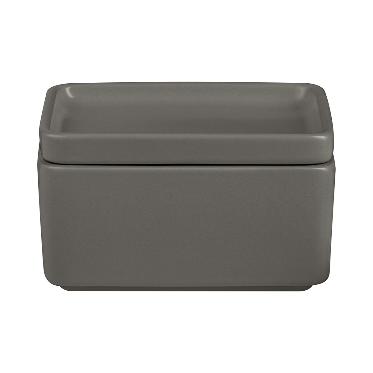 Butterdose -PILAR- Pewter. Material: Steingut. Von Blomus.