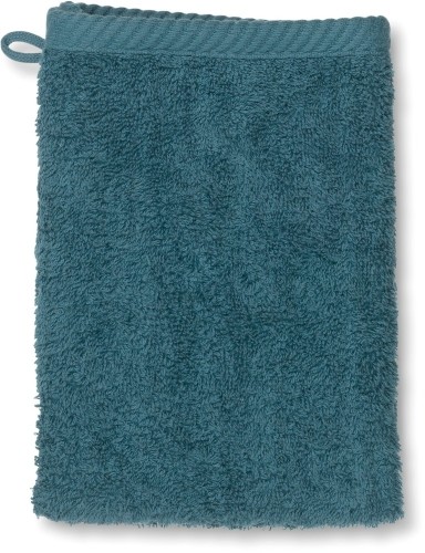 KELA Waschhandschuh Ladessa 100%Baumwolle petrol 15,0x21,0cm