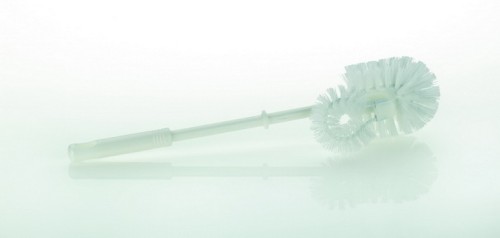 Kela WC-Bürste/Randreiniger Malen Kunststoff weiß 37,5cm 7,5cmØ