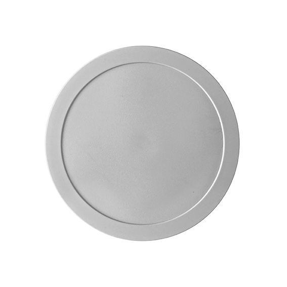 Kunststoffdeckel rund 20 cm - grau - Form: System. Hersteller: Eschenbach. "Made in Germany".