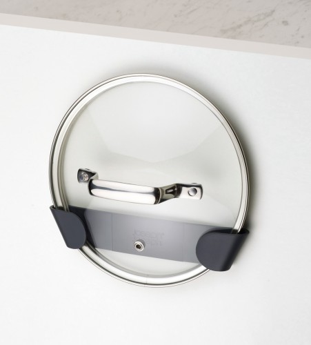 Joseph Joseph CupboardStore - 4 -teiliges Halterungen-Set für Topfdeckel - grau