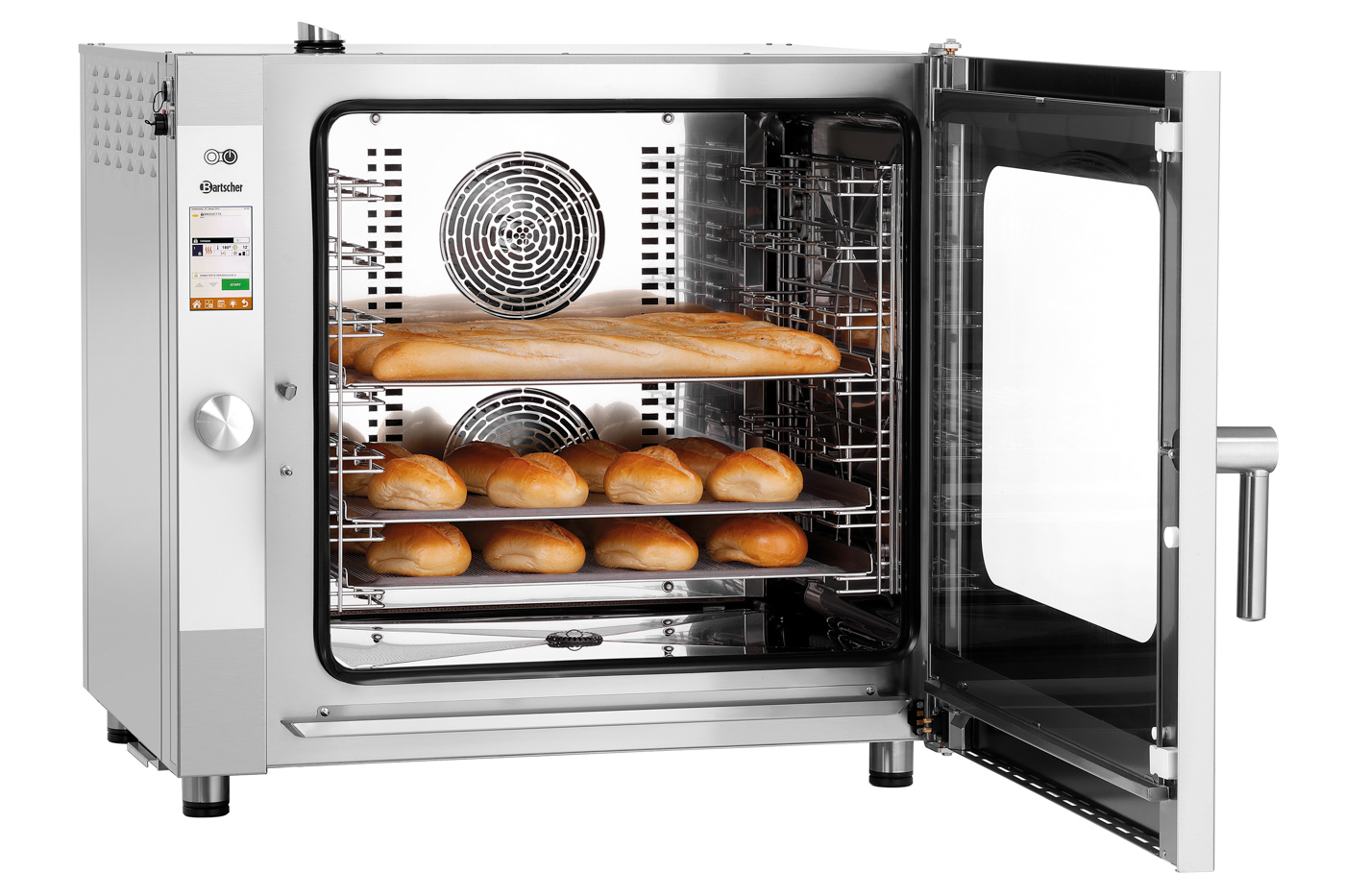 Bartscher Kombidämpfer Silversteam 7111D |Temperaturbereich bis: 300 °C | Maße: 89 x 83,5 x85,0 cm. Gewicht: 105,8 kg