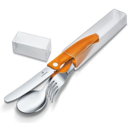 Victorinox Swiss Classic Besteck Set 3 tlg. Farbe: orange