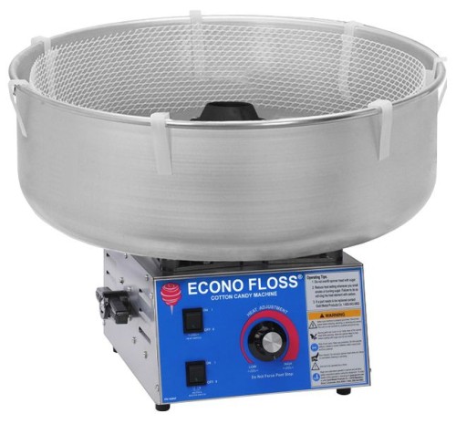 NEUMÄRKER Zuckerwattemaschine Econo Floss mit Aluminiumwanne, ohne Haube 280x280x520 mm