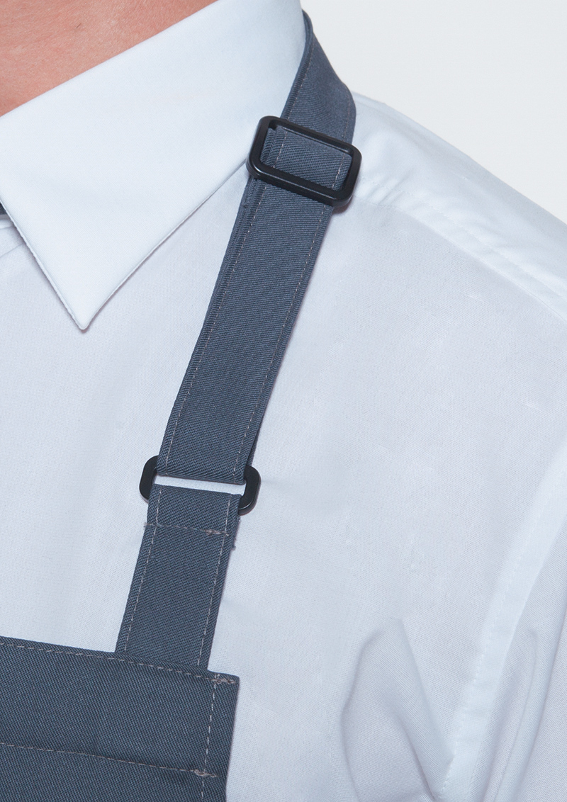 Latzschürze Basic mit Schnalle - Maße: 75 x 90 cm (Breite x Länge)