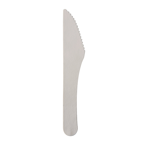 100 Messer, Papier "pure" 15,8 cm weiss von PAPSTAR